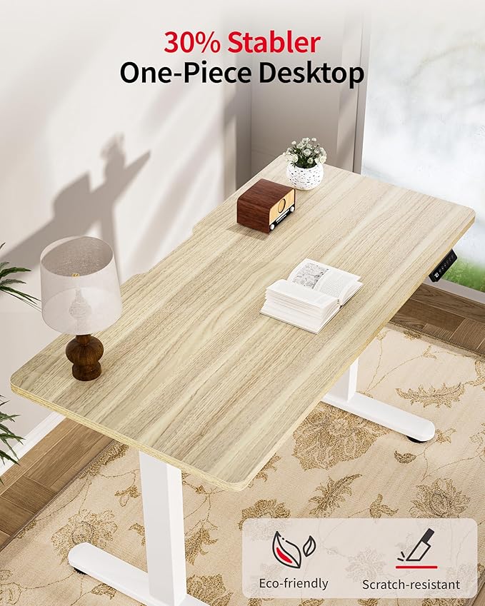 Okin Standing Desk Electric Adjustable Computer Desks, Whole Piece Stand up - Image 4