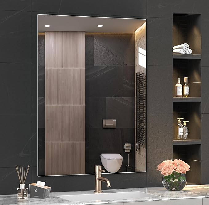 Hasipu 24” x 32” Bathroom Mirror, Mirrors by Whatssuitableisthebest