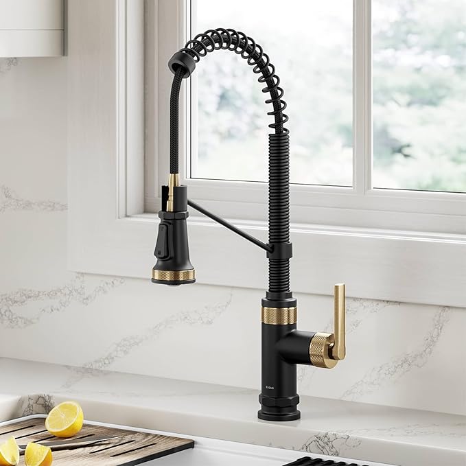 KRAUS Allyn Commercial Style 2-Function Single Handle Pull Down Kitchen Faucet - Image 2
