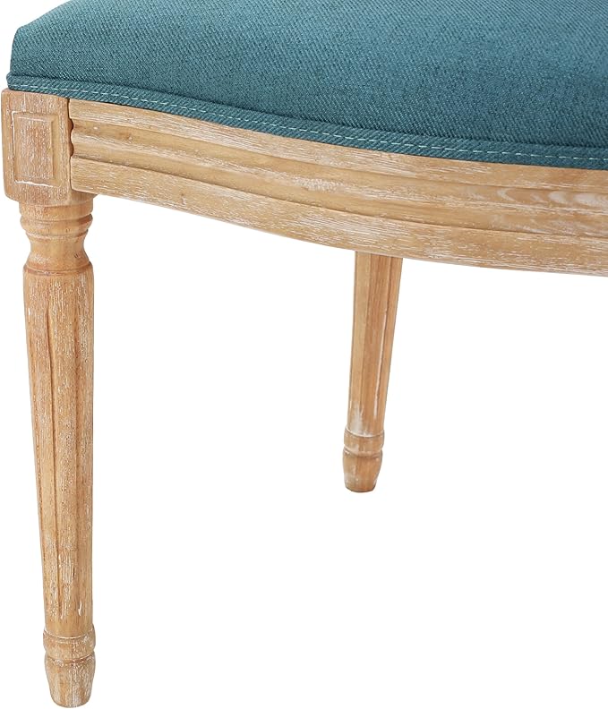 Christopher Knight Home Phinnaeus Fabric Dining Chairs, 2-Pcs Set, Dark Teal - Image 13