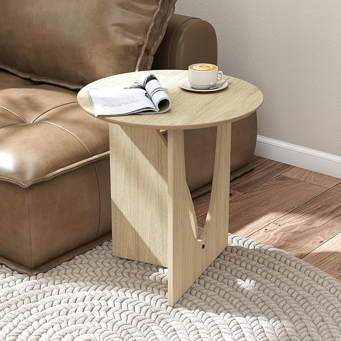Round and Nature Side Table，Small Coffee Table - Image 2