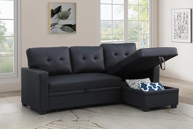 Devion Furniture Garisa 4-in-1 Convertible L Shaped Couch - Image 5
