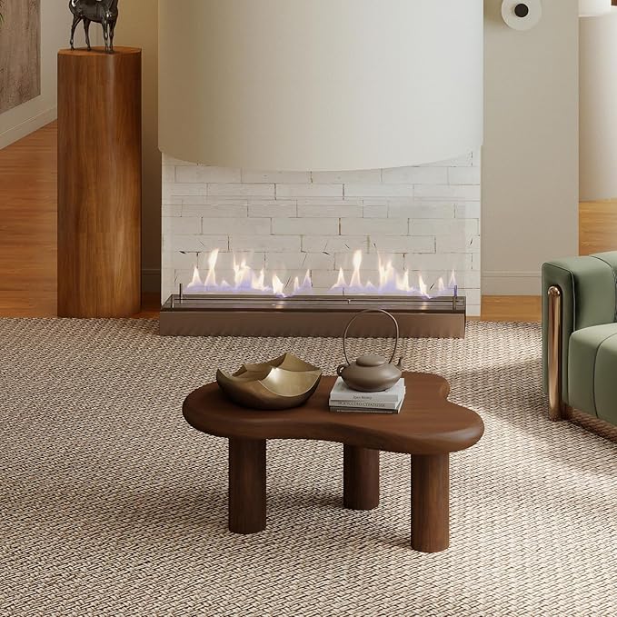 HollyHOME Cloud Coffee Table, Unique Design Accent Table - Image 7
