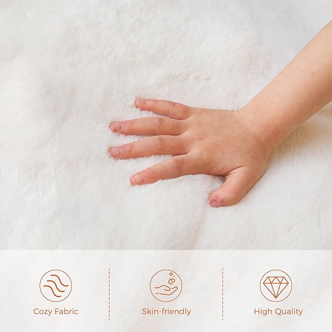 MAXYOYO Kids Bean Bag Chair, Stuffed Faux Fur Bean Bag - Image 4