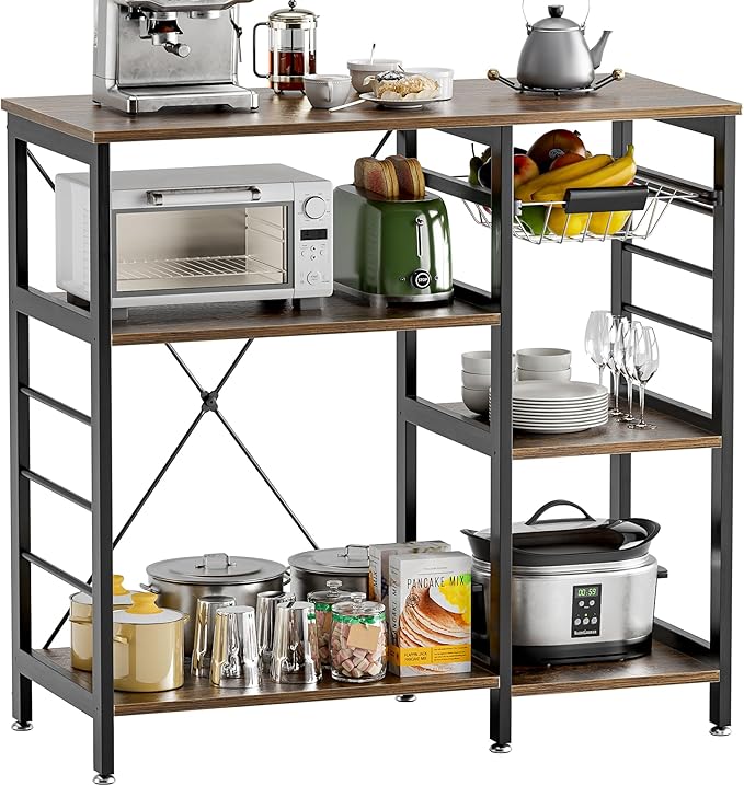 Baker’s Rack, Microwave Oven Stand by VOVALACraftingDreamHomes