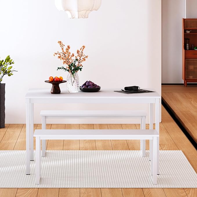 soges 3 PCS Dining Table Set for 4 - Image 2