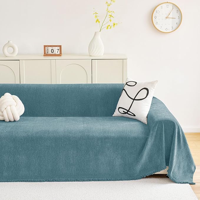 hyha Couch Cover for Dogs, Boho Sofa Covers for 3 Cushion Couch Washable - Image 2