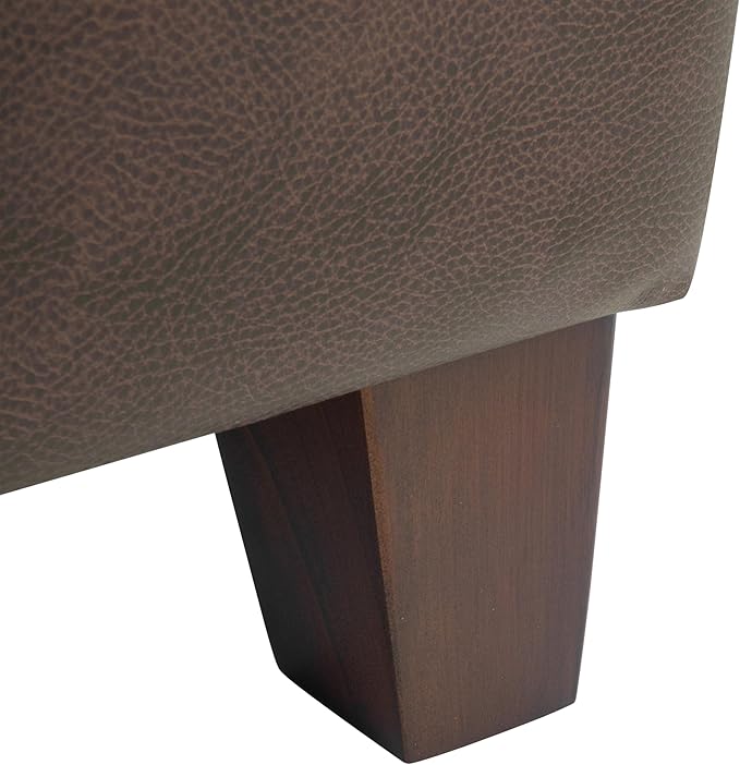 HomePop Home Decor |K2380-E910 | Luxury Large Faux Leather Square Storage - Image 10