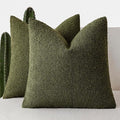 Foindtower Pack of 2 Modern Textured Boucle Throw Pillow Covers Accent Solid by Foindtower