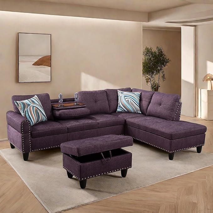 L Shaped Sectional Couches, Modular Sectional Sofa by ChicFurnit