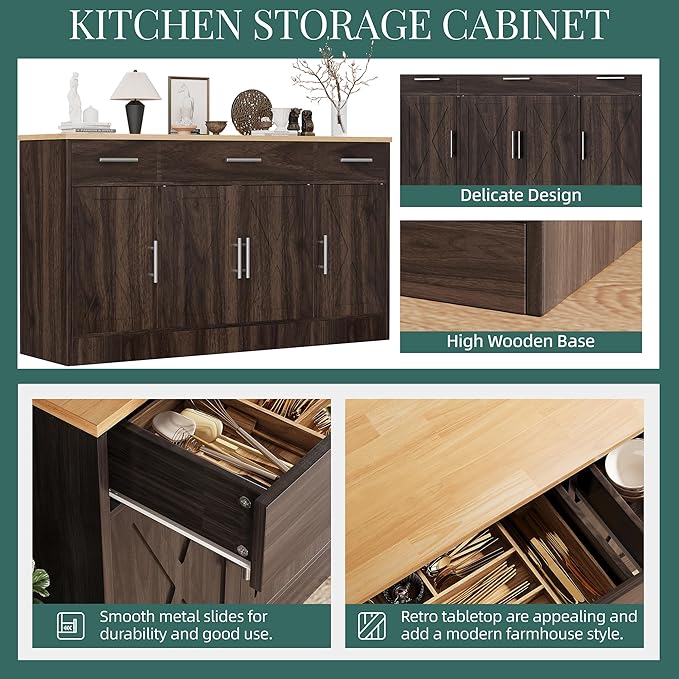 Shintenchi Sideboard Buffet Cabinet - Image 6