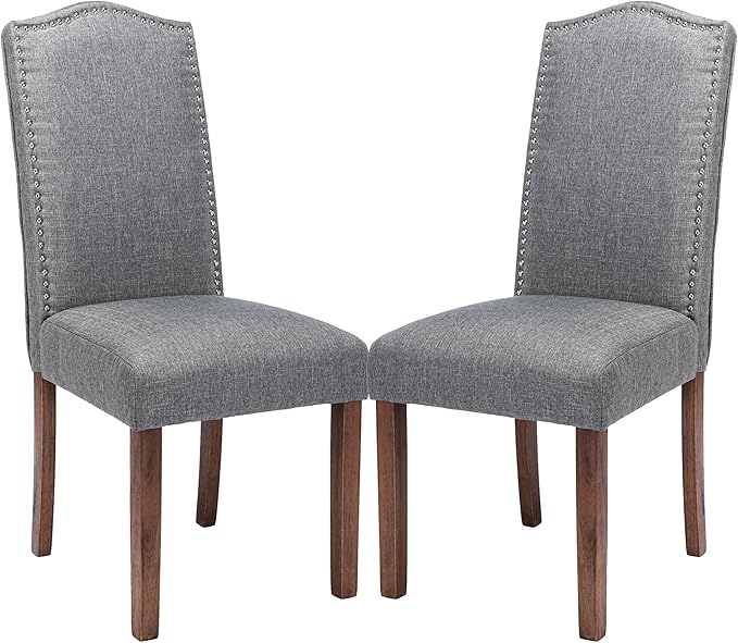 Stylish Upholstered Parsons Dining Chair by SNUGWAY
