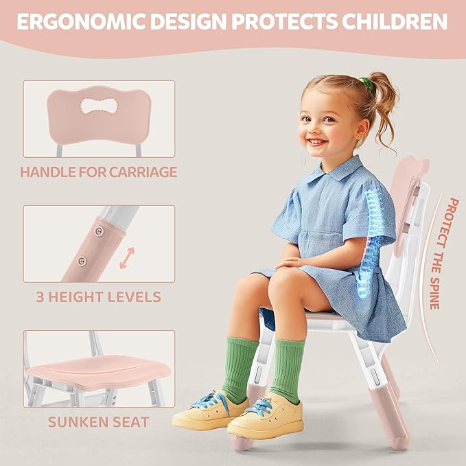 Adjustable Kids Table & Chairs Set - Image 3