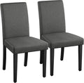 Yaheetech Dining Chairs Set of 2 Fabric Upholstered Parson Kitchen Chairs by Yaheetech