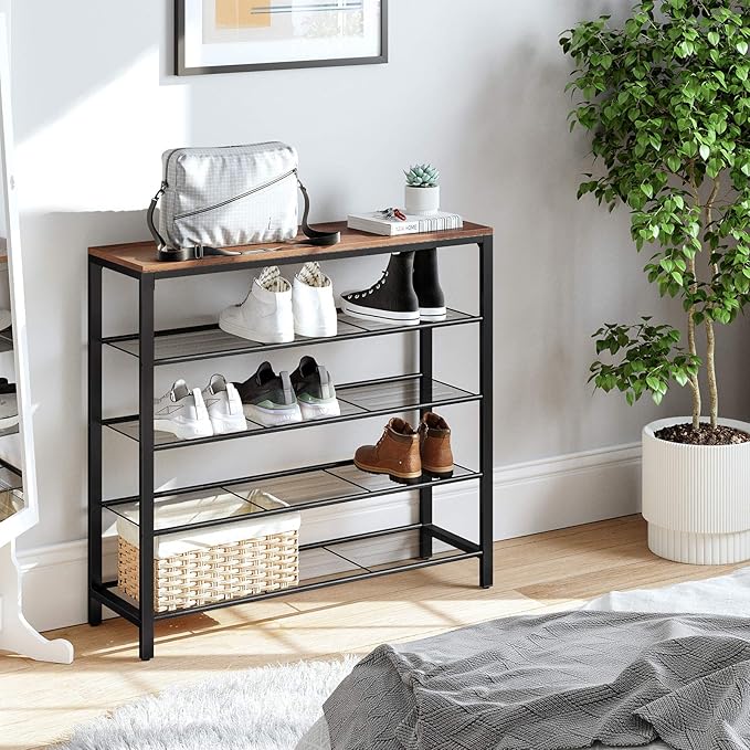 VASAGLE INDESTIC Shoe Rack, Shoe Organizer - Image 4