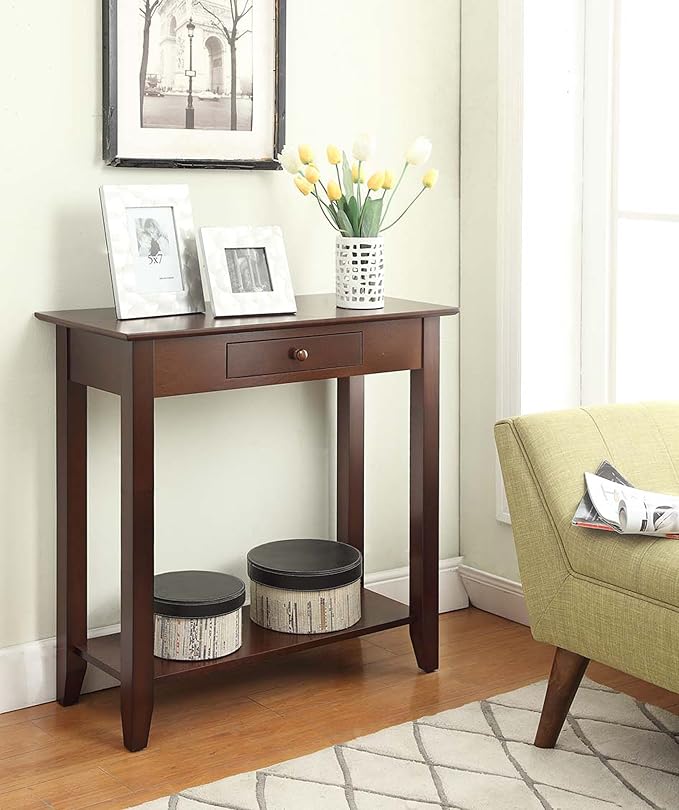 Convenience Concepts American Heritage 1 Drawer Hall Table - Image 2