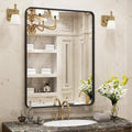 24x30 Inch Black Matte Framed Bathroom Mirror by VANLIOBathroomMirror