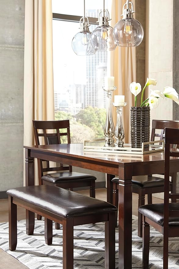 Signature Design by Ashley Bennox Dining Room Set, Includes Table, 4 18" Chairs - Image 10