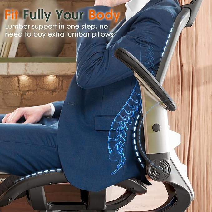 GABRYLLY Ergonomic Office Chair, High Back Home Desk Chair - Image 7
