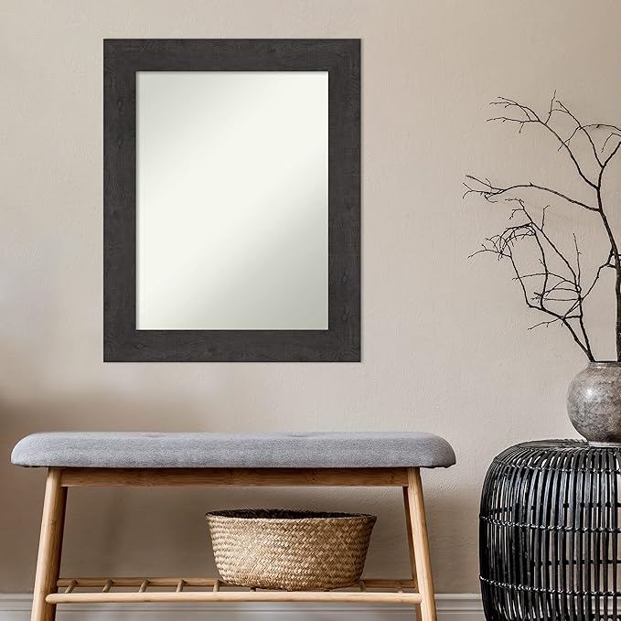 Amanti Art Brown Bathroom Mirror - Image 5