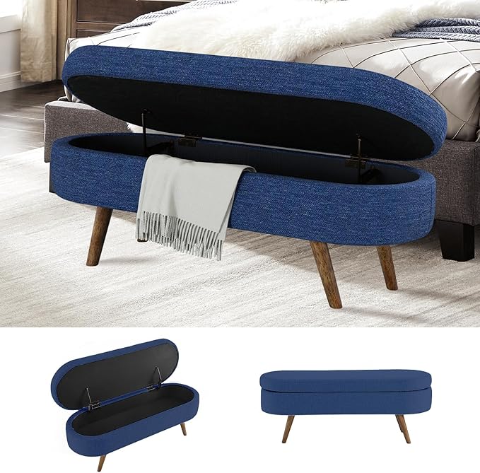 NicBex Ottoman Bench with Storage by NicBex