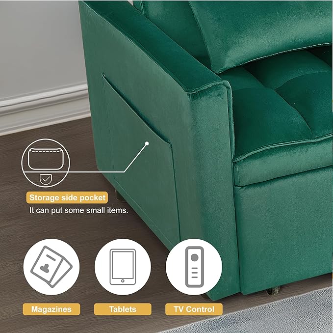 3 in1 Sofa Bed, Pull-Out Sleeper Sofa Bed - Image 3