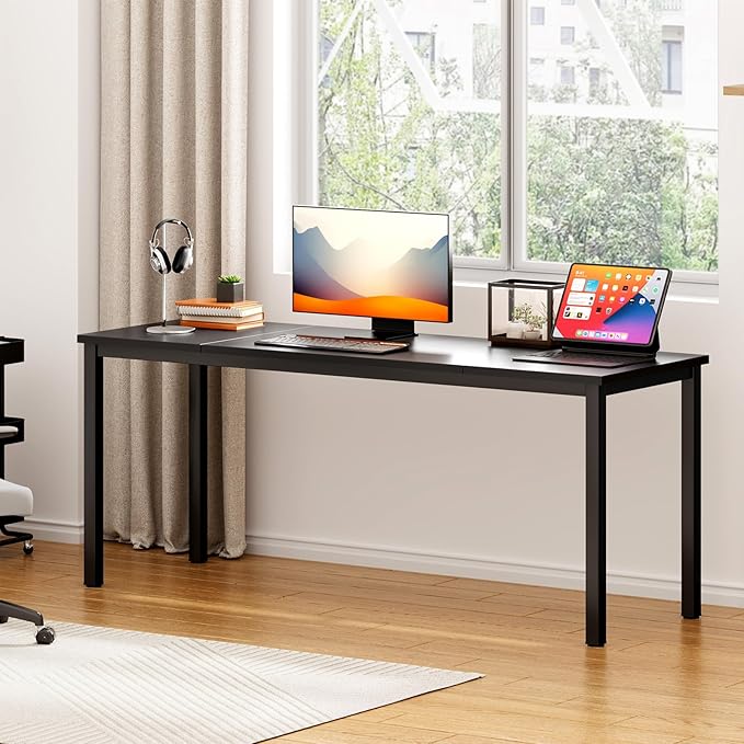 DlandHome 71 inches X-Large Computer Desk, Composite Wood Board, Decent and - Image 2