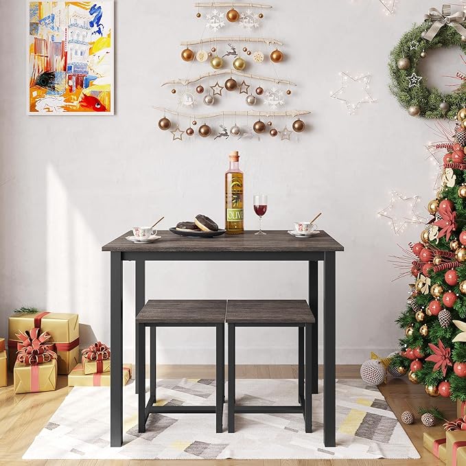 Yaheetech 3 Piece Dining Table Set - Image 7