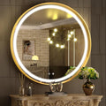 Hasipu 32 Round LED Mirror for Bathroom by Whatssuitableisthebest