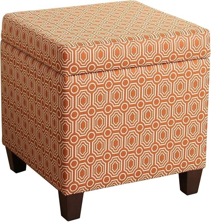 HomePop Upholstered Storage Cube Ottoman by HomePop