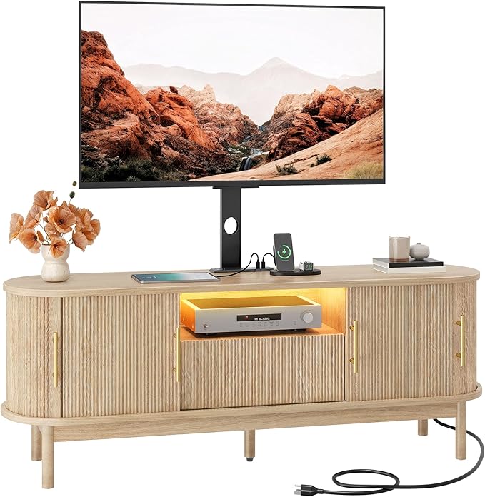 YITAHOME Fluted TV Stands for Living Room - Image 9