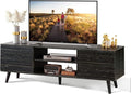 WLIVE TV Stand for 55 60 inch TV, Modern Entertainment Center by WLIVE