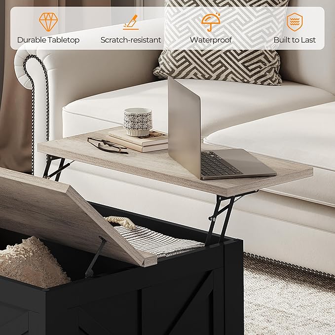 Yaheetech Lift Top Coffee Table - Image 7