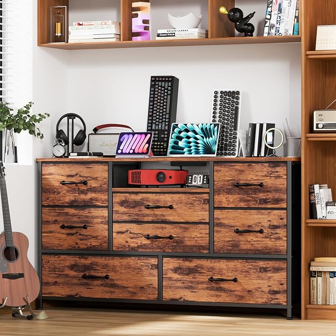 Furnulem Bedroom Dresser TV Stand - Image 2