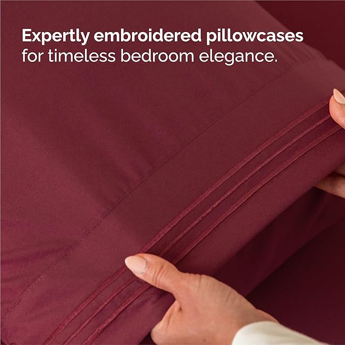 Split King Size 5 Piece Sheet Set - Image 6