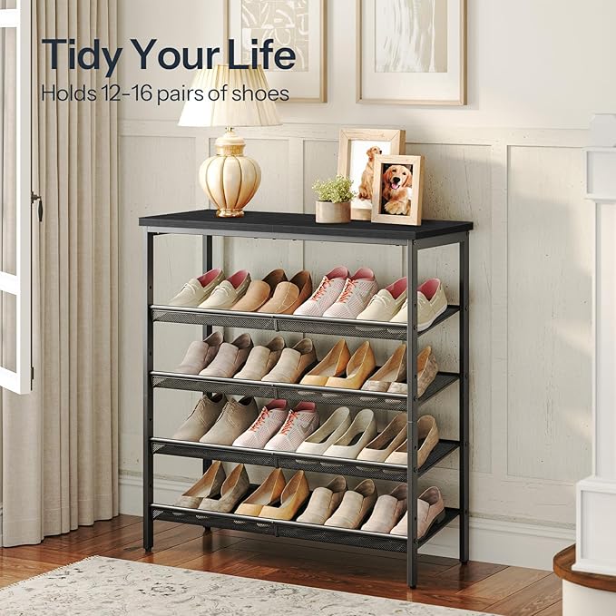 HOOBRO Shoe Rack for Entryway, 5-Tier Organizer - Image 4