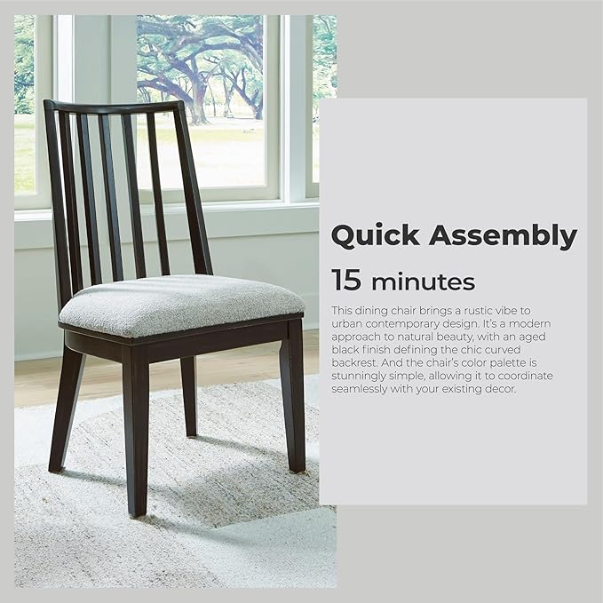 Signature Design by Ashley Galliden Urban Upholstered Armless Dining Chair - Image 7