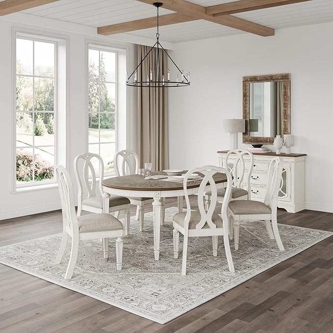 Signature Design by Ashley Realyn French Country Ribbon Back Dining Chair - Image 7
