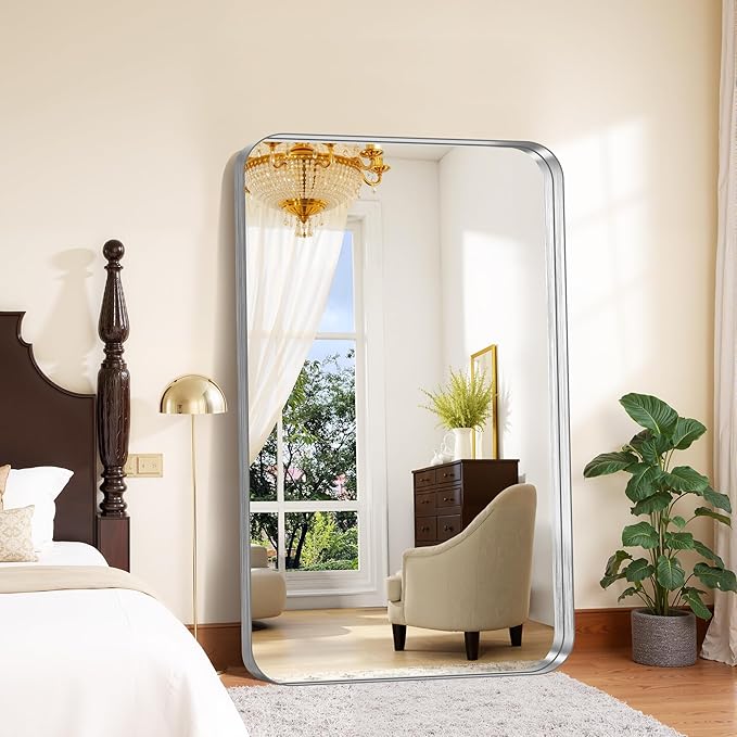 FORBATH 60x36 Inch Large Bathroom Mirror - Image 5