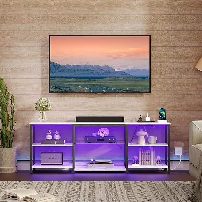 HOOBRO LED TV Stand for 65 Inch TVs - Image 2