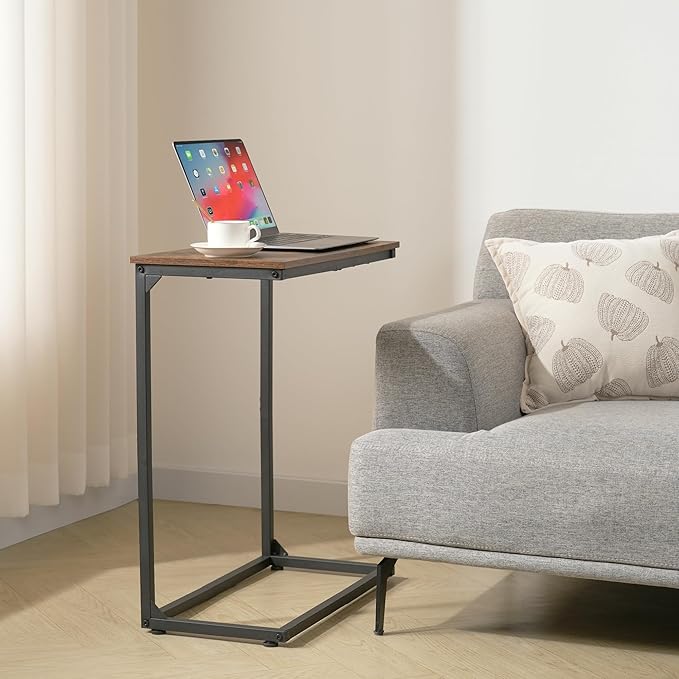 C Shape End Table, Large Surface Couch Table, C Table Sofa Side End Table - Image 8