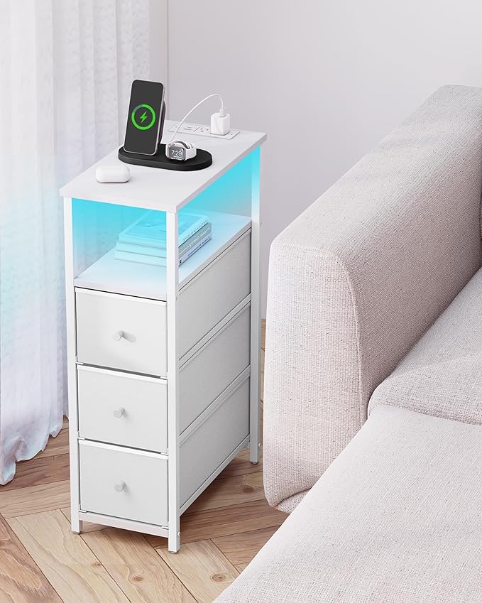 TUTOTAK Narrow LED Night Stand - Image 4