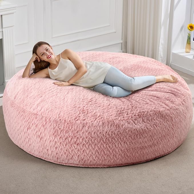 Hobestluk 6ft Bean Bag Chairs for Adults Large Beanbag Chair by YourHomeDeservesMore