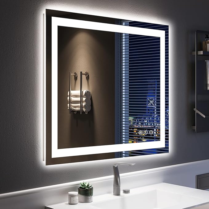 36x30 Inch LED Bathroom Mirror by YEELAIT