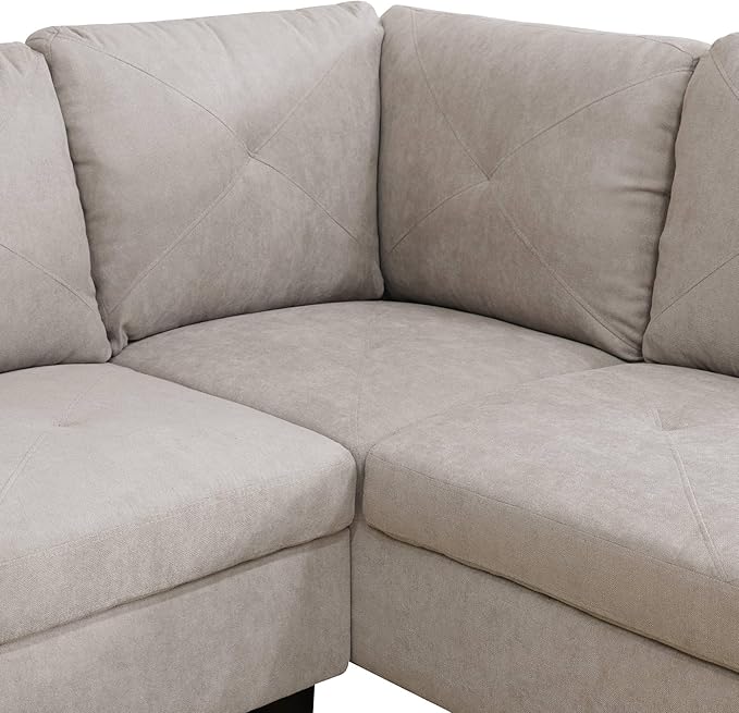 NicBex Sectional Couch 3 Pieces Sofa Set - Image 6