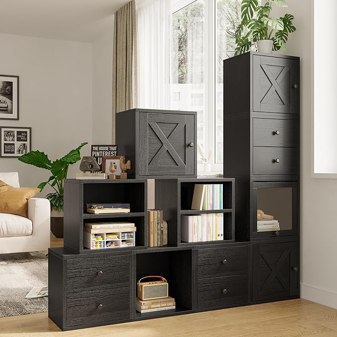 FUSUNBAO DIY Cube Storage Organizer Stackable Cubes - Image 3