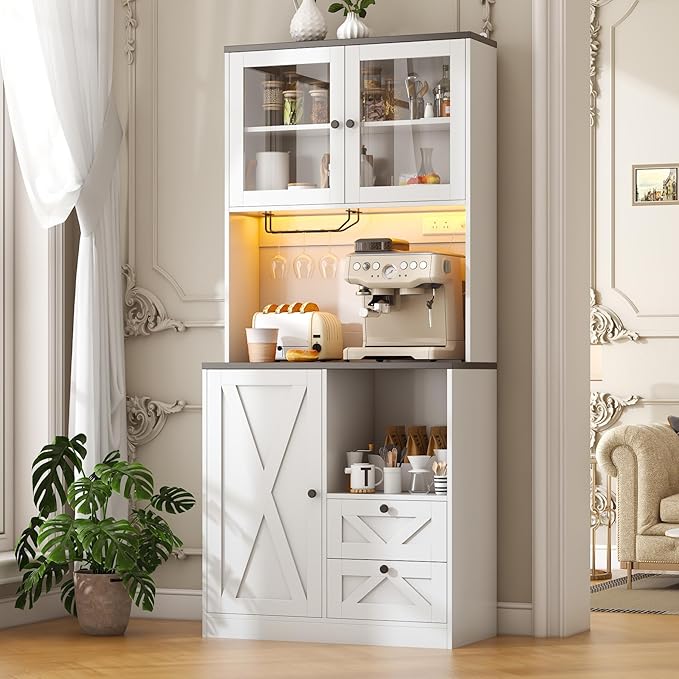 71" Tall Coffee Bar Cabinet by CBBPET