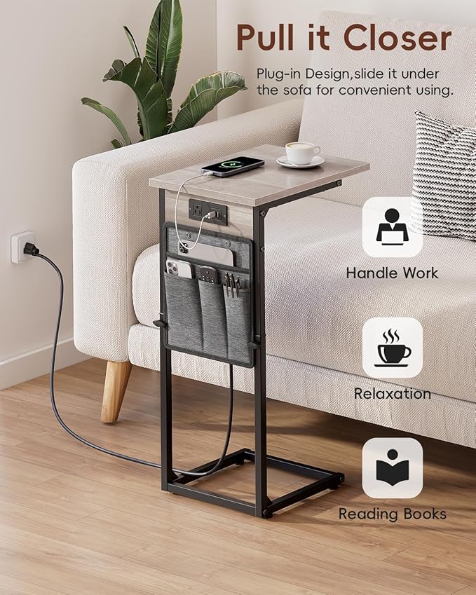 VAGUSICC C Shaped End Table - Image 7