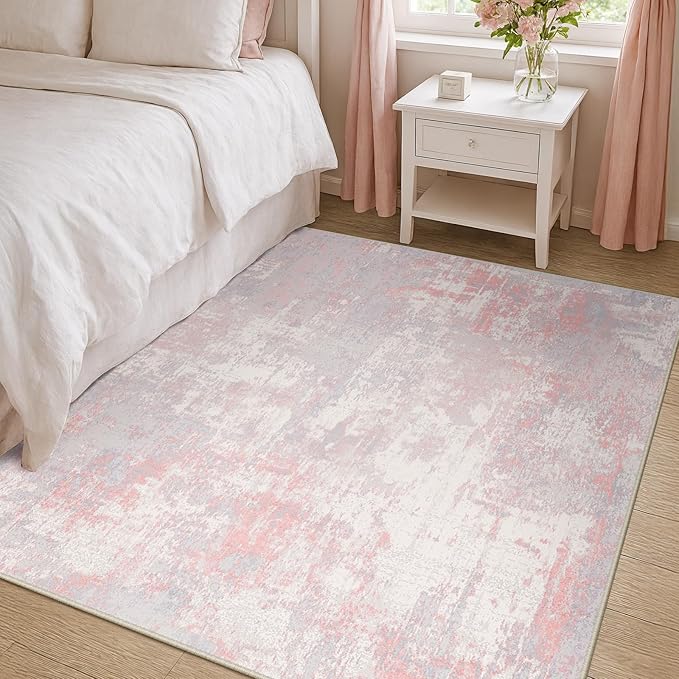 Washable Area Rugs 3'x5' Non-Slip Modern Abstract Soft - Image 6
