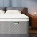 14 Inch Full Mattress, Cooling-Gel Memory Foam and Pocket Spring Hybrid Mattress by PurrJoys